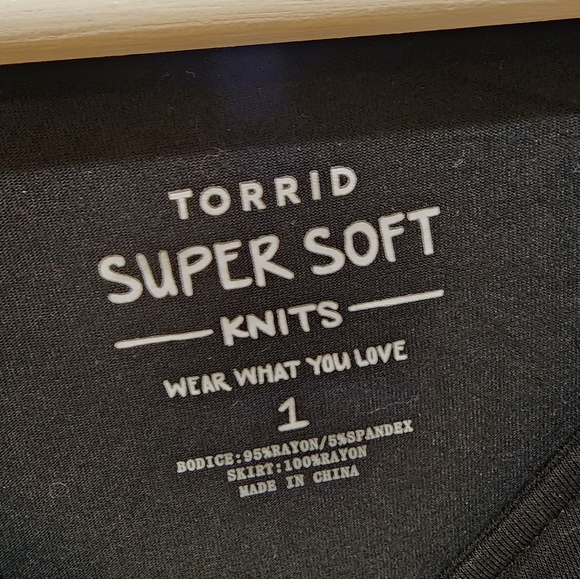 Torrid soft knit skater dress - Picture 3 of 3